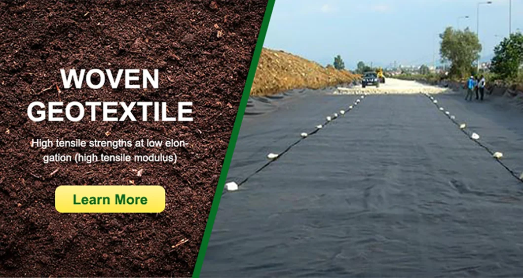 Το Ntpep πιστοποίησε υφαμένο υφαμένο PP Geotextile σταθεροποίησης υφάσματος για την εδαφολογική ενίσχυση