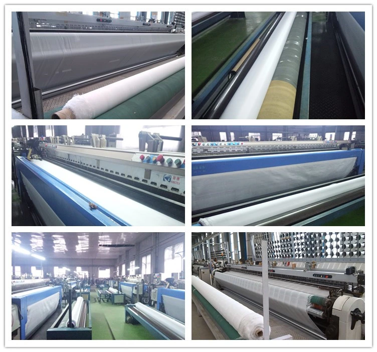 υψηλής αντοχής υφαμένο Geotextile 320g 150-50kn Pet ύφασμα