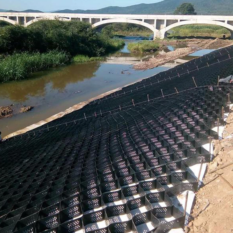 Αντιδιαβρωτικό 50mm Hdpe Geocell For Soil Reinforcement Road Hill Hill 1