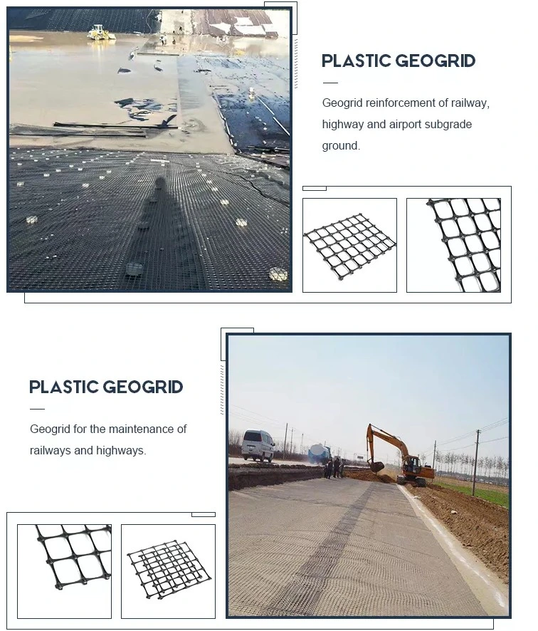 Υψηλός - HDPE PP τιμών ποιοτικού διαξωνικό Uniaxial Geogrid