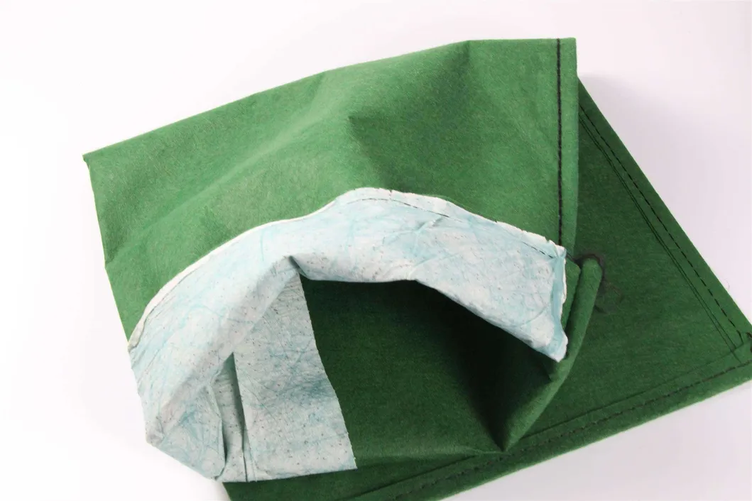 Μη υφασμένα Geobag Polyester / PP Geobag για την προστασία της πλαγιάς και το γρασίδι φράγμα για την προστασία του οικολογικού περιβάλλοντος 1