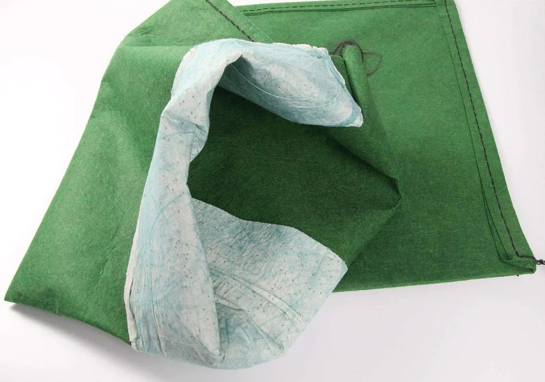 Μη υφασμένα Geobag Polyester / PP Geobag για την προστασία της πλαγιάς και το γρασίδι φράγμα για την προστασία του οικολογικού περιβάλλοντος 2