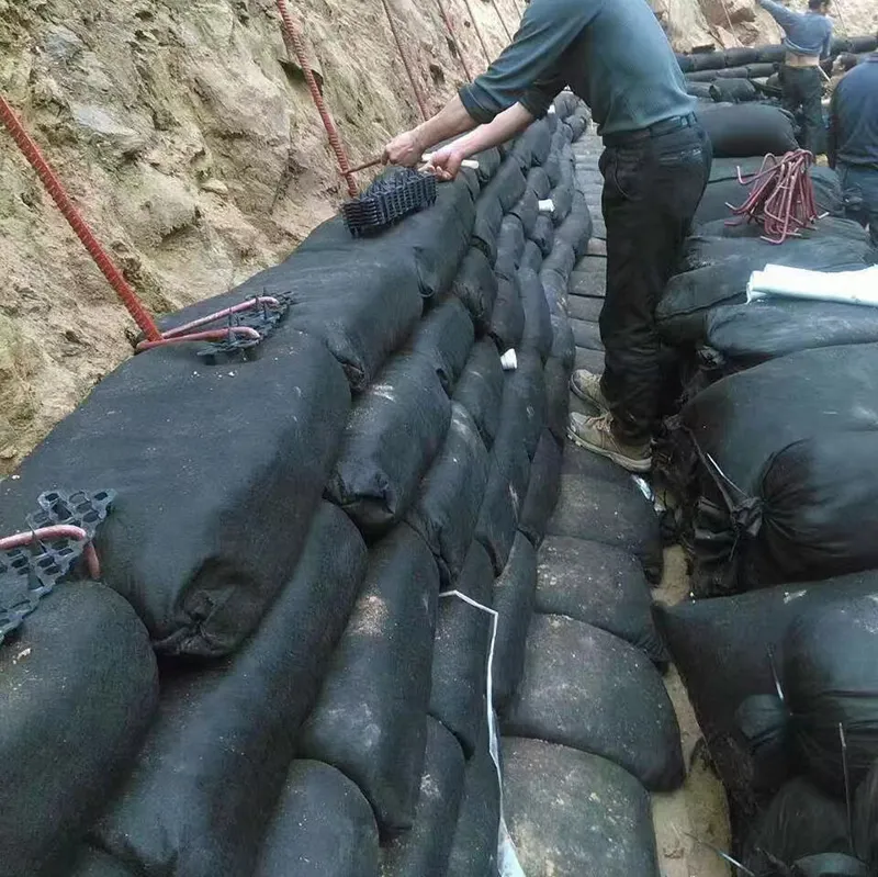 Μη υφασμένα Geobag Polyester / PP Geobag για την προστασία της πλαγιάς και το γρασίδι φράγμα για την προστασία του οικολογικού περιβάλλοντος 12