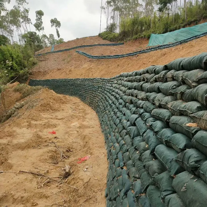 Βιομηχανικό γεωύφασμα Geobag 40*80cm για προστασία πρανών αυτοκινητοδρόμων, φύτευση χόρτου και έλεγχο πλημμυρών 8