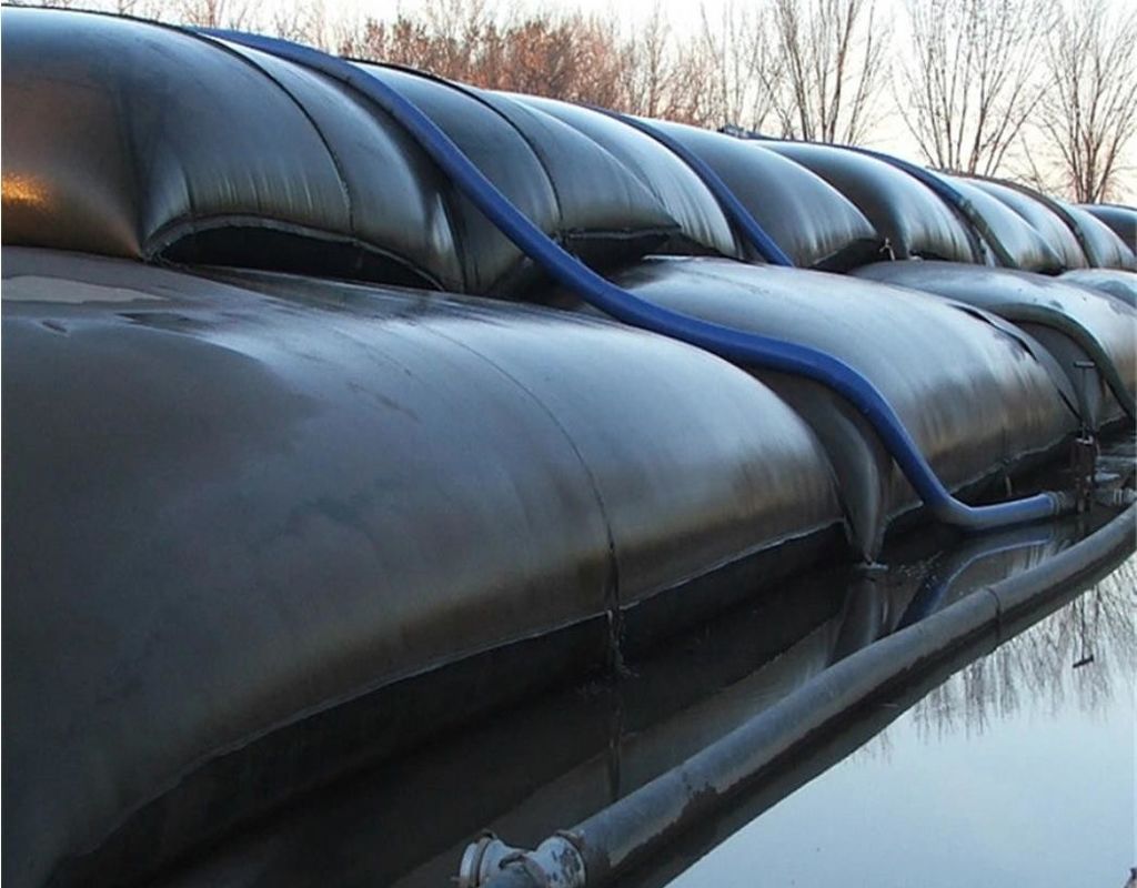 Υφαμένο πολυπροπυλένιο Geotextile φίλτρο τσαντών Geotube απομακρύνοντας το νερό 7.5x10ft