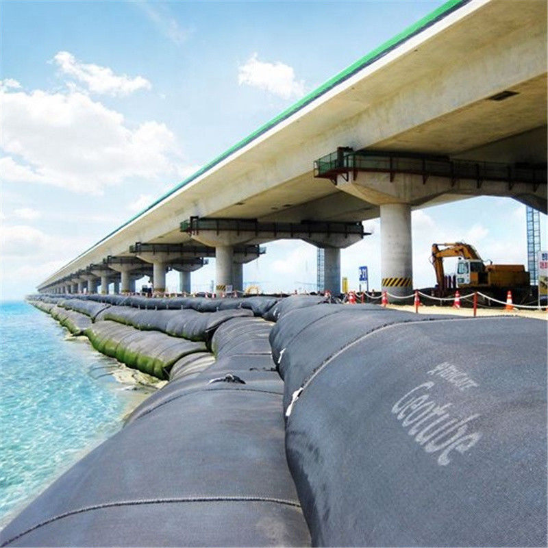 Geotextile PP PET Dirtbag απομακρύνοντας το νερό σωλήνας Geobag τσαντών για το φίλτρο παράκτιο Berm βούρκου άμμου