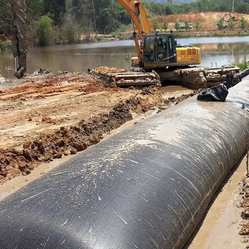 540g υφαμένο PP Geotextile τσαντών Geotube φίλτρο για την απομάκρυνση νερού λάσπης απόβλητου ύδατος
