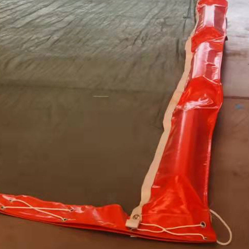 τύπος 3 Geotextile να επιπλεύσει θολούρα κουρτινών ιζημάτων για τη ρύπανση των υδάτων
