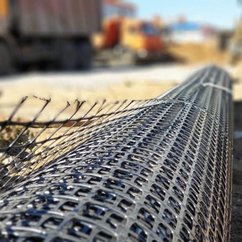 Υψηλής αντοχής πολυεστέρας Geogrid για τη βασική ενίσχυση αναχωμάτων και τοίχων εδαφολογικών κλίσεων