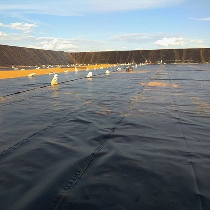HDPE/LDPE Γεωμεμβράνη 1,0 mm/1,5 mm/2,0 mm Για αδιάβροχο / υδρατρείο λίμνης ψαριών / χωματερή / τεχνητή λίμνη / ορυχείο / φράγμα / λίμνη