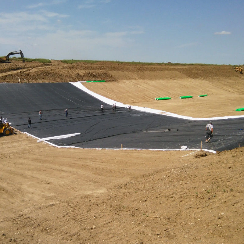 HDPE/LDPE Γεωμεμβράνη 1,0 mm/1,5 mm/2,0 mm Για αδιάβροχο / υδρατρείο λίμνης ψαριών / χωματερή / τεχνητή λίμνη / ορυχείο / φράγμα / λίμνη