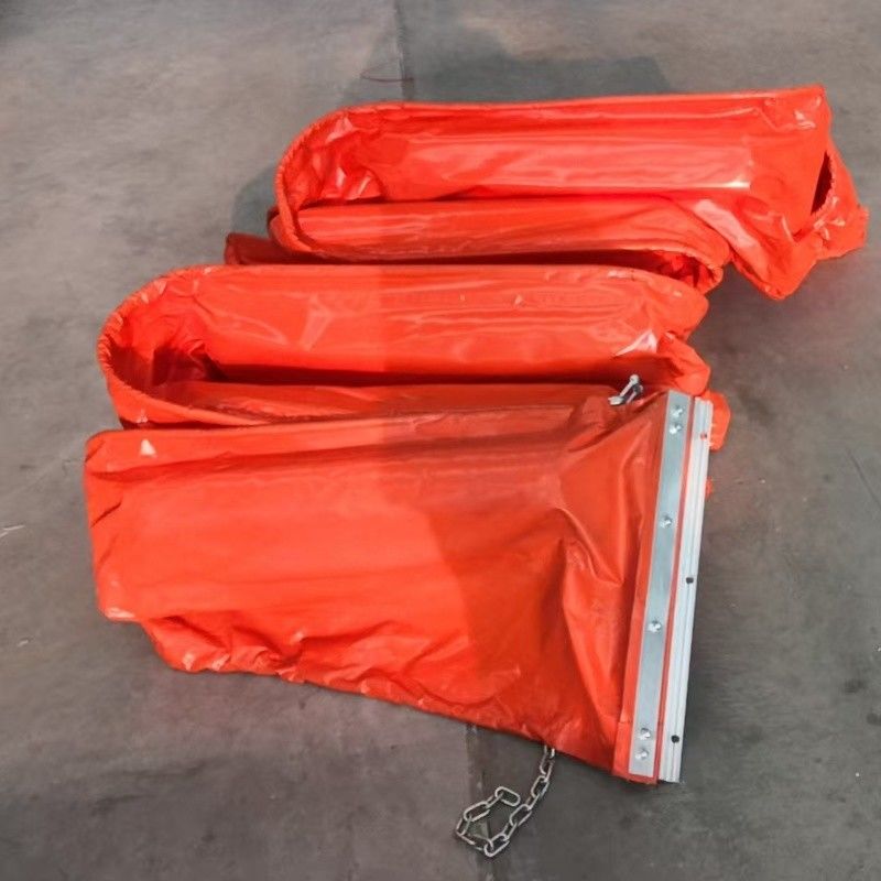 Διαπερατό υδάτινο πλωτό κουρτίνα βρόγχας PVC κουρτίνα βρόγχας Boom κουρτίνα βρόγχας PVC πετρελαίου Boom πετρελαίου συγκράτησης φράχτη Silt κουρτίνα