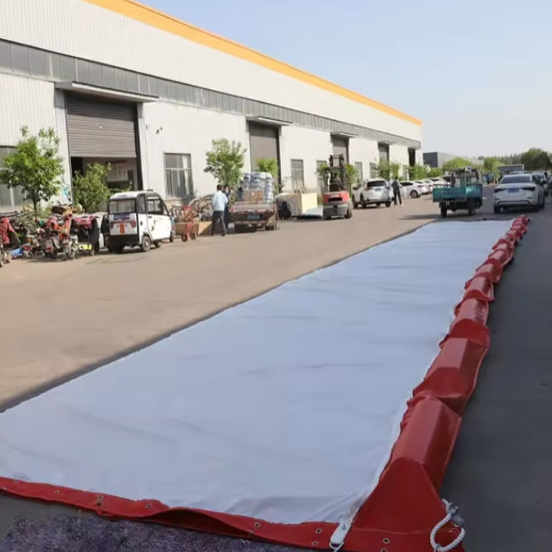 Διαπερατό υδάτινο πλωτό κουρτίνα βρόγχας PVC κουρτίνα βρόγχας Boom κουρτίνα βρόγχας PVC πετρελαίου Boom πετρελαίου συγκράτησης φράχτη Silt κουρτίνα