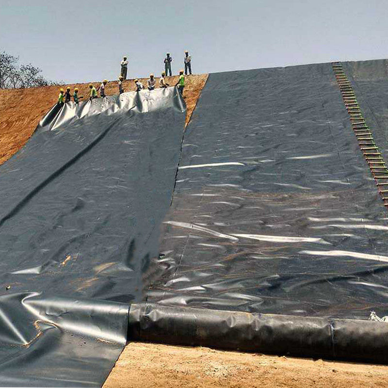 0.75mm 1mm Αντιδιαρροή Διαρροή Smooth HDPE Γεωμεμβράνη λίμνη Liner για την απόρριψη αποβλήτων