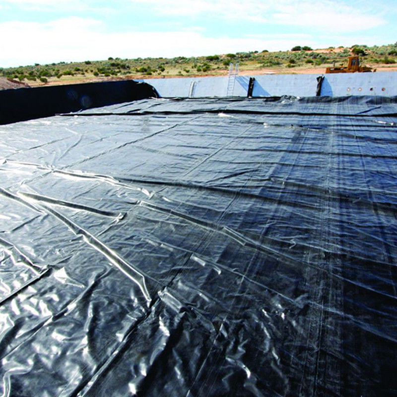0.75mm 1mm Αντιδιαρροή Διαρροή Smooth HDPE Γεωμεμβράνη λίμνη Liner για την απόρριψη αποβλήτων