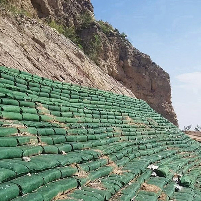 Μηχανολογική ποιότητα μη υφασμένων PP/PET Geotextile Geobag για προστασία των ακτών, σταθεροποίηση των όχθων και έλεγχο της διάβρωσης