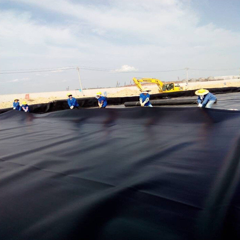 Προσαρμοσμένο HDPE LDPE LLDPE PVC Γεωμεμβράνες Εστίαση λιμνού για λίμνες ψαριών και γαρίδων & ενισχυμένο πολυαιθυλένιο εστίαση λίμνης