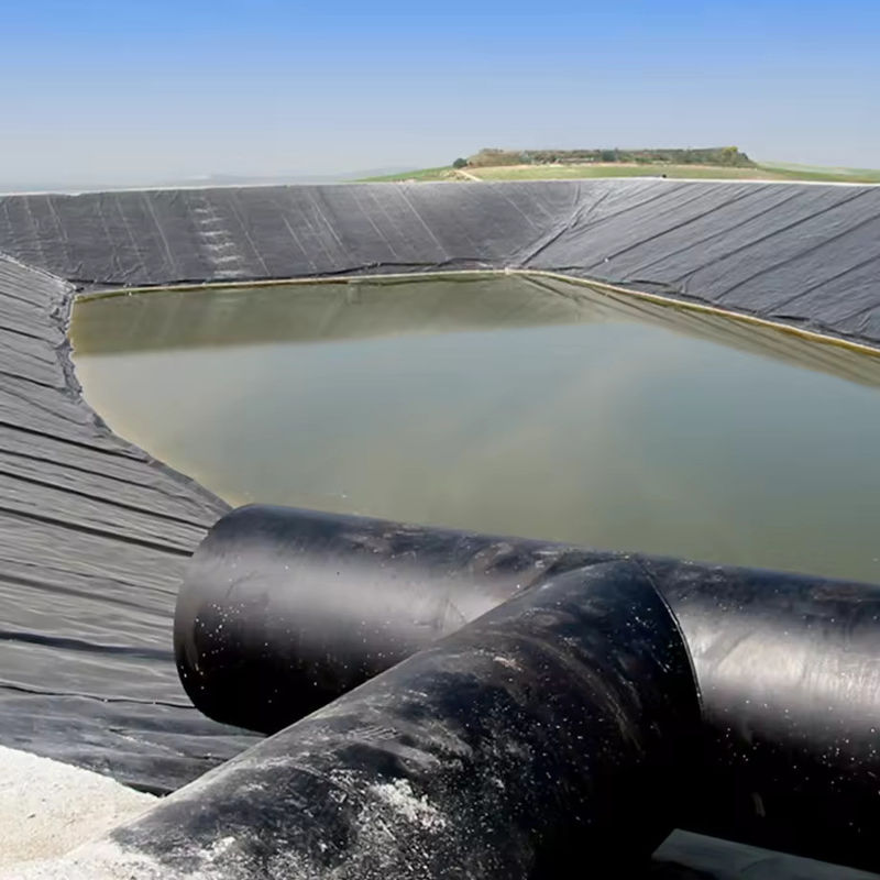 Προσαρμοσμένο HDPE LDPE LLDPE PVC Γεωμεμβράνες Εστίαση λιμνού για λίμνες ψαριών και γαρίδων & ενισχυμένο πολυαιθυλένιο εστίαση λίμνης