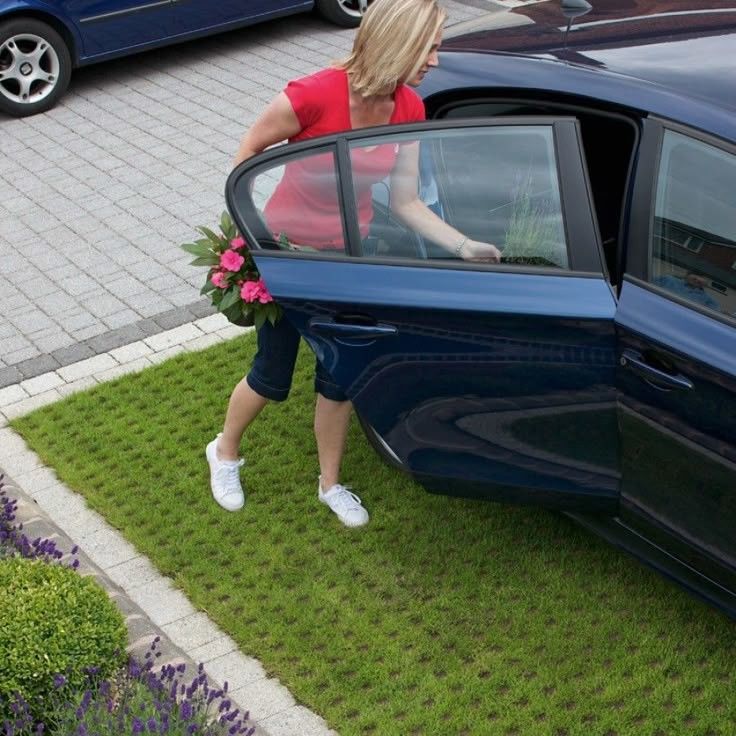 HDPE Pavers Πλαστικό Δίκτυο Γκαζόν Πολυέστερ Γεωγραφικό Πλαστικό για Παρκινγκ Φωτιά Έξοδος Χονδρική Τοπίο Γη Γεωκύτταρα Χαλί Paddock Δίκτυο