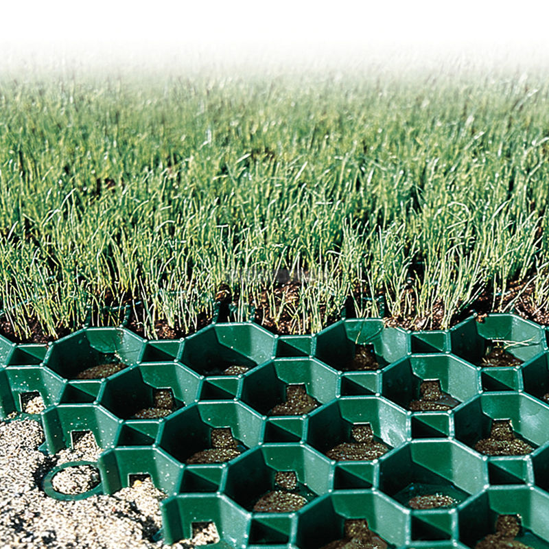 HDPE Pavers Πλαστικό Δίκτυο Γκαζόν Πολυέστερ Γεωγραφικό Πλαστικό για Παρκινγκ Φωτιά Έξοδος Χονδρική Τοπίο Γη Γεωκύτταρα Χαλί Paddock Δίκτυο