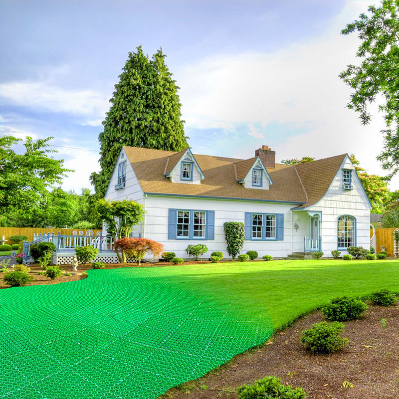 HDPE Pavers Πλαστικό Δίκτυο Γκαζόν Πολυέστερ Γεωγραφικό Πλαστικό για Παρκινγκ Φωτιά Έξοδος Χονδρική Τοπίο Γη Γεωκύτταρα Χαλί Paddock Δίκτυο