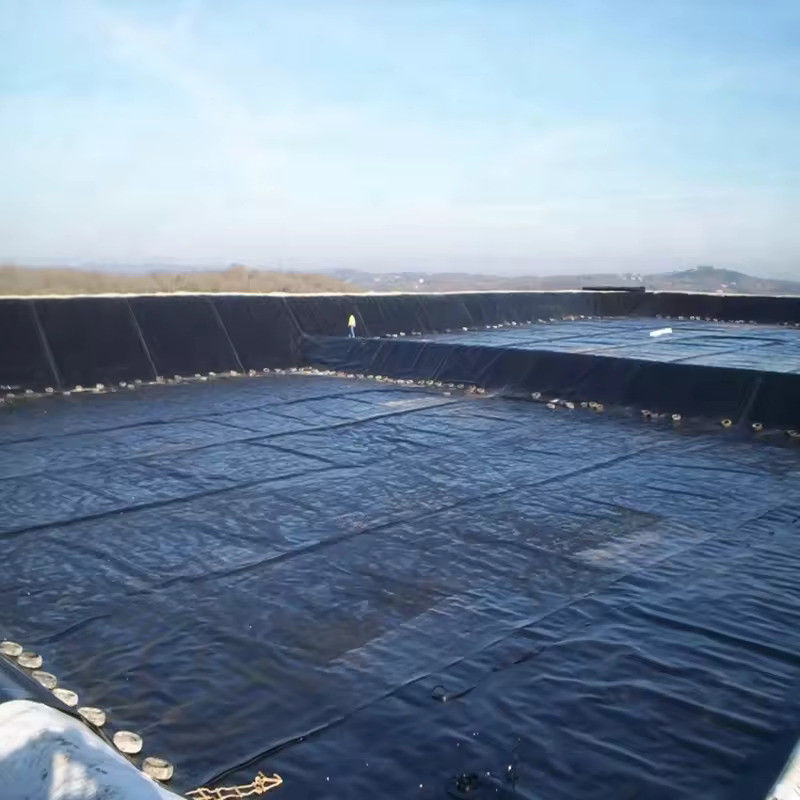 Γεωμεμβράνη υψηλής αντοχής HDPE με μακρά διάρκεια ζωής για εγκαταστάσεις επεξεργασίας λυμάτων, έργα βιοενέργειας και βιομηχανικές δεξαμενές αποθήκευσης νερού