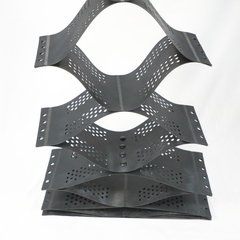 HDPE Plastic Geocell Paved Grid Black HDPE Geocell για την ενίσχυση μαλακού υπόγειου χώρου χαμηλού κόστους Σταθεροποιητής χαλίκις Geocell στην οδική κατασκευή