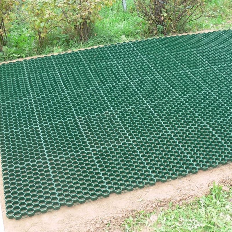 Recycled HDPE Permeable Grass Pavers  Eco-Friendly Green Parking and Driveway Grids for Landscape Drainage Solutions