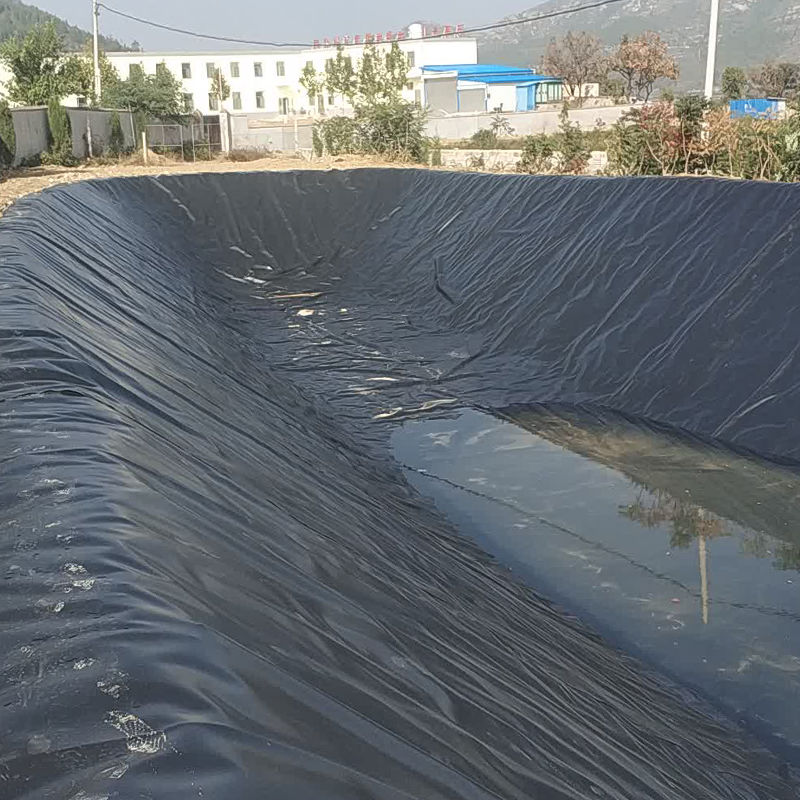 Χλωριούχο υδροξείδιο (HDPE) Γεωμεμβράνη Εφοδιασμός λίμνης για τα υγειονομικά απορρίμματα Υδατοκαλλιέργεια Ορυχεία Τεχνητή λίμνη Καραμέλες Αλιευτική εκμετάλλευση Εφοδιασμός φράγματος