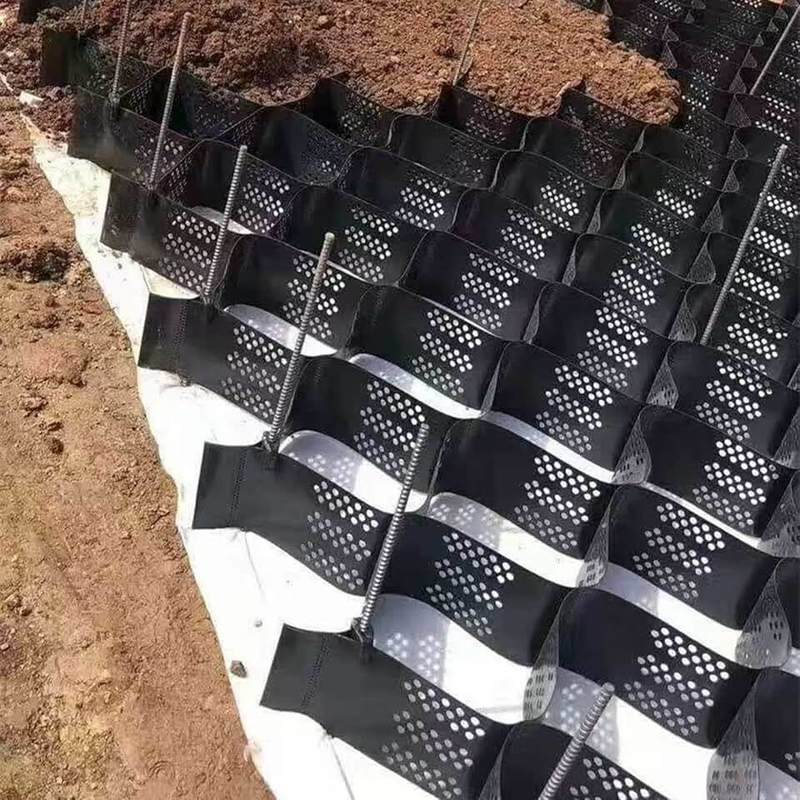 HDPE Γεωκύτταρα Δρόμος Κατασκευή οδικής επιφάνειας Σταθεροποίηση και υποστήριξη φορτίου Σταθεροποίηση χαλίκι Δίκτυα HDPE Γεωκύτταρα