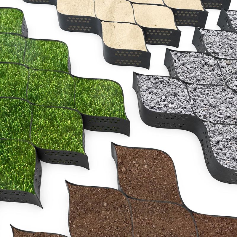 Πλαστικό γεωκυψελωτό πλέγμα HDPE, Γεωκυψελωτό πλέγμα HDPE για ενίσχυση μαλακής υποδομής, Σταθεροποιητής χαλικιού χαμηλού κόστους γεωκυψελωτού πλέγματος στην οδοποιία