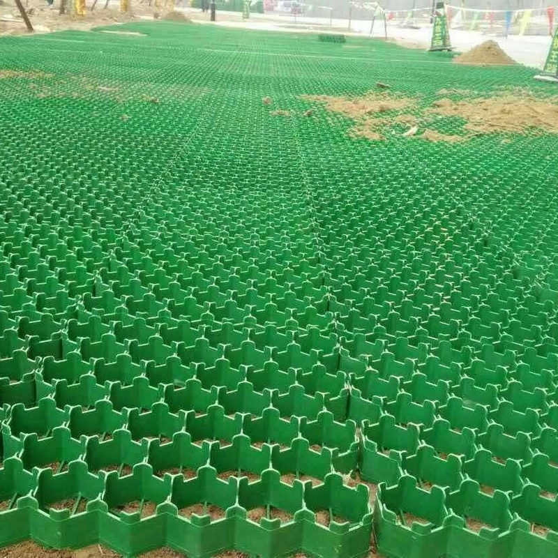 Πλέγμα πλαστικού HDPE βαρέως τύπου για ενίσχυση εδάφους με διαπερατότητα, δρόμους, χώρους στάθμευσης, διαμόρφωση τοπίου και σταθεροποίηση γκαζόν