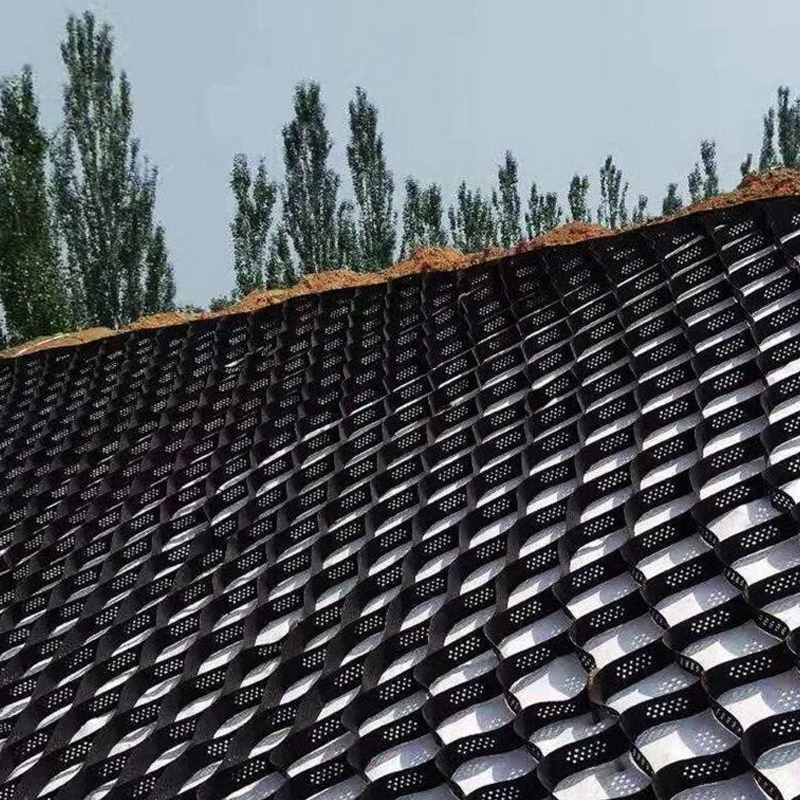 Πλαστικό ASTM Standard Οδικό Πλέγμα Χαλίκι Κυψελωτό HDPE Γεωκυψέλη για Ενίσχυση Τοίχου Αντιστήριξης Προστασία Πρανών Δρόμου Γεωκυψέλη Ελέγχου Διάβρωσης
