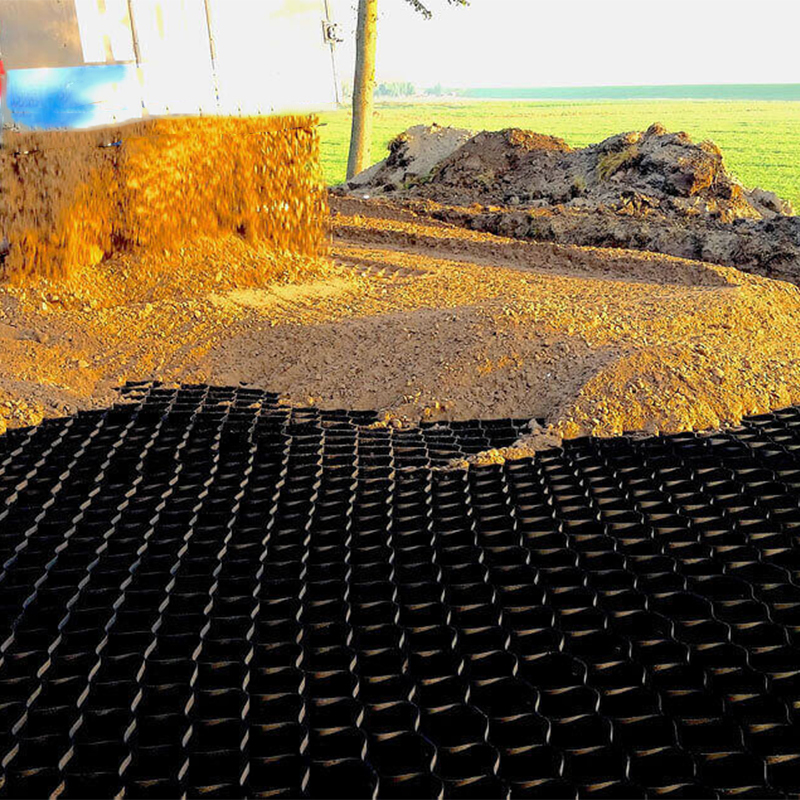 Πλαστικό ASTM Standard Οδικό Πλέγμα Χαλίκι Κυψελωτό HDPE Γεωκυψέλη για Ενίσχυση Τοίχου Αντιστήριξης Προστασία Πρανών Δρόμου Γεωκυψέλη Ελέγχου Διάβρωσης