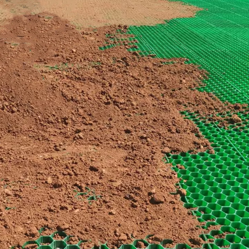 Plastic Grass Grid Paver HDPE Paving Gravel Grids for Parking Lot Honeycomb Paver Soil Stabilizer Driveway Durable Landscape Turf Dam Planting Fire Exit