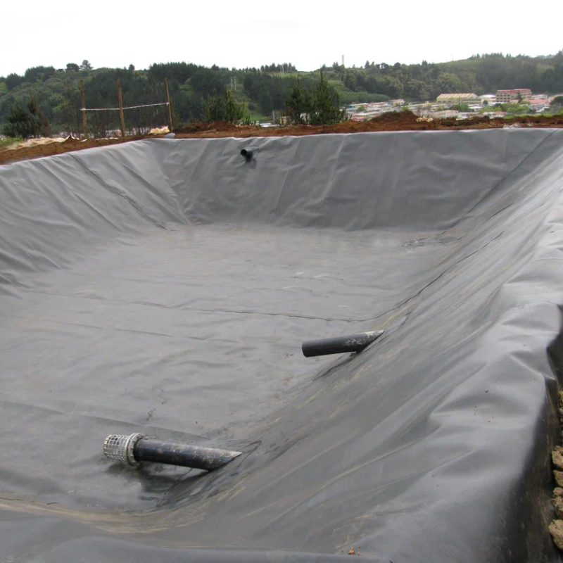 High Density HDPE Geomembrane Liner Sheet Waterproofing Membrane for Fish and Shrimp Aquaculture