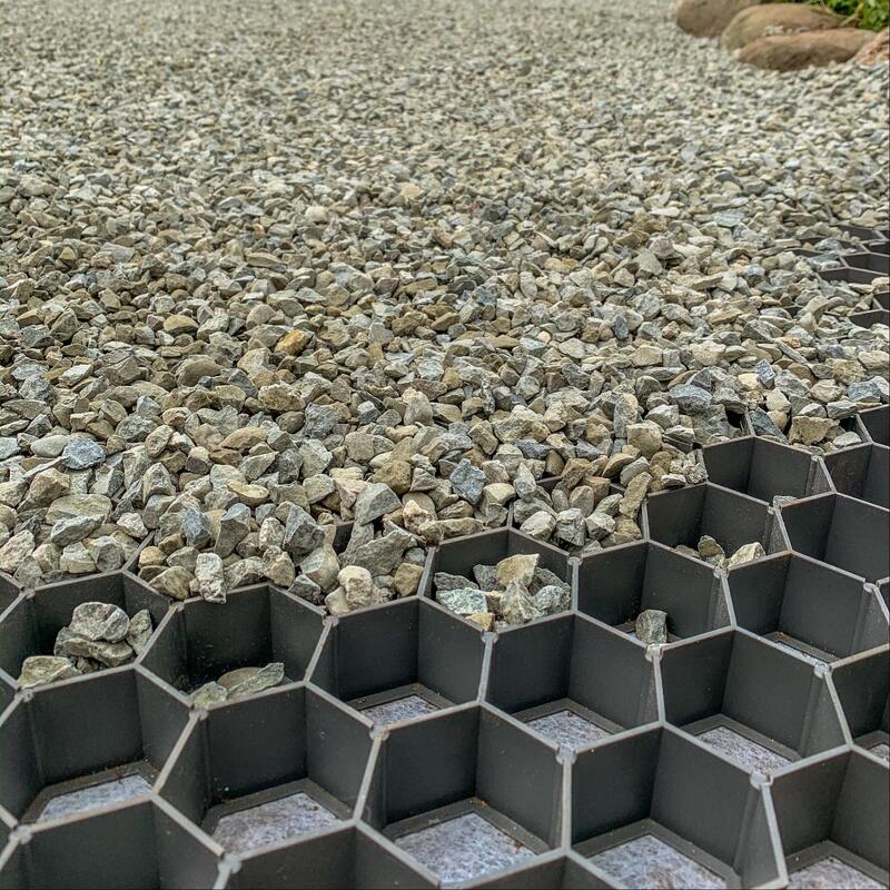 Πλαστικό πλέγμα γρασιδιού HDPE για χλοοτάπητα, χώρους στάθμευσης, έλεγχο διάβρωσης πρανών, σταθεροποίηση εδάφους, πλακόστρωτα χαλικιού και διαμόρφωση τοπίου